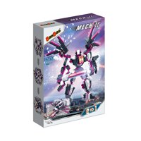 Set De Bloques De Construcción Robot Mech Ii 2 En 1 Morado Banbao