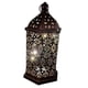 thumbnail image 4 of Luz de la atmósfera de la lámpara de tallada hueca, Lámpara decorativa ahuecada colgante Lámpara de escritorio con pilas para la decoración Bronceado 297x15cm, 4 of 5