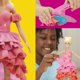 thumbnail image 5 of Set de diseño de moda Play-Doh Barbie con 21 accesorios 5+, 5 of 9