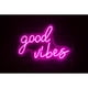 thumbnail image 1 of Letrero Estilo Neón Good Vibes, 1 of 2