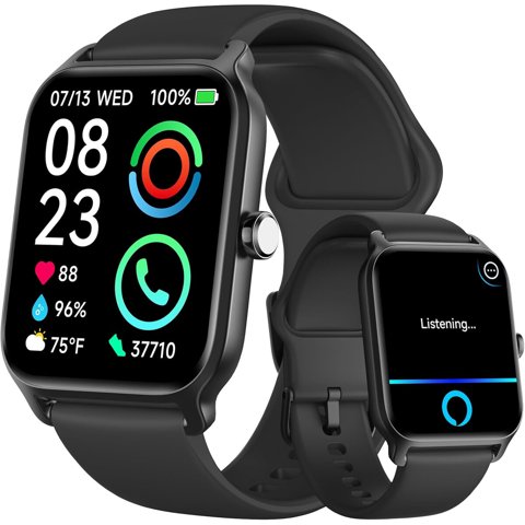 Fitpolo - Smartwatch Alexa 1 8 Hd 105 Deportes Bluetooth