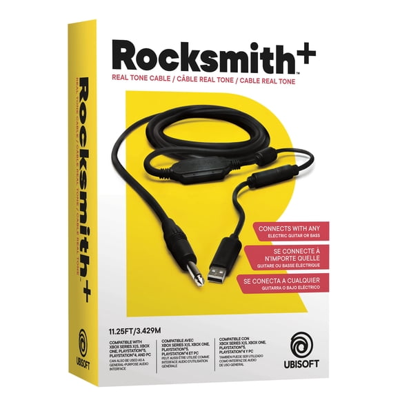 Cable Real Tone de Ubisoft Rocksmith para Xbox, PS4, PS3, etc.