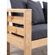 thumbnail image 3 of Sofa madera terraza 2 cuerpos + cojines, 3 of 3