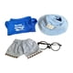 thumbnail image 2 of Ropa De Pato De Felpa Para Muñeca De 15cm, Accesorios Para Muñecos De Peluche, Accesorios Para Fotos, Sombrero De Camisa Azul Bonito DIY, 2 of 3