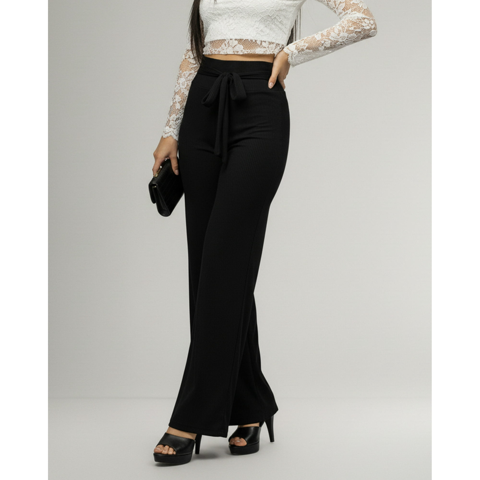 Flix - Pack 3 Pantalón Palazo Mujer Confección Nacional Premium