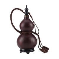 Bothyi - Adorno Colgante De Botella De Calabaza, Regalo Ideal, Soporte Para Bebidas Para Mesa De Oficina, Hotel