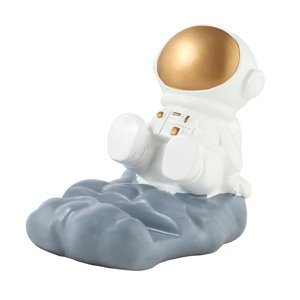 Magideal - Soporte Para Teléfono De Escritorio, Bonito Soporte De Resina Antideslizante, Soporte Para Cuna, Soporte Para Teléfono Móvil De Escritorio, Estatuilla , Asientos Asientos De Astronauta