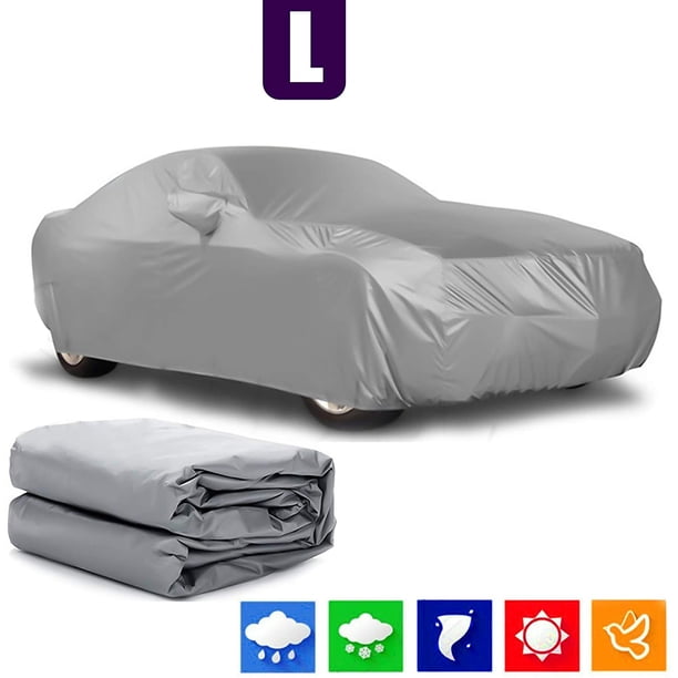 Funda para coche Lona para coche Garaje para coche Impermeable Resistente al polvo Protección contra la nieve Protección solar Garaje completo Garaje completo Lona para cubrir