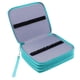 thumbnail image 4 of 160 ranuras de cuero de la pu caja de lápices porta lápiz de color portátil bolsa de pluma reseda, 4 of 5