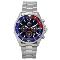 Reloj Orient Chronograph Stainless Steel Black Dial Solar Diver'S Ra-Tx0201L10B 200M Men'S Watch