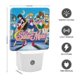 thumbnail image 2 of Sailor Moon: La Guerrera Luna Luz nocturna LED con sensor de anochecer a amanecer para dormitorio, baño, pasillo, escaleras - Lámpara LED nocturna de enchufe, 0.5W - 1 pieza, 2 of 6