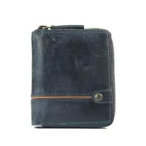 Gino Rodinis - Billetera Hombre Texas 1.160 Azul Oscuro/Marrón