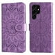 thumbnail image 2 of Funda tipo cartera FOXDOCK para Samsung Galaxy S22 Ultra , diseño girasol en relieve, cuero PU, cierre magnético, soporte y tarjetero, 2 of 5