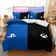 thumbnail image 2 of Colored Gamer Gaming Themed Black Quilt Duvet Cover Set Bedclothes Bedspread3-Piece Bedding Set, 2 of 5
