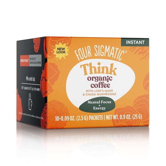 Champiñones orgánicos Coffee Four Sigmatic Think, 10 paquetes