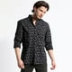 thumbnail image 2 of Camisa Manga Larga Estampada Microprint negro S, 2 of 3