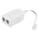 thumbnail image 1 of Filtro divisor DSL en línea Uxcell, adaptador de enchufe de 2 vías 6P2C para línea telefónica para teléfono, máquina de fax blanco, 1 of 5