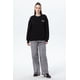 thumbnail image 4 of Polerón Mujer Oversize Print Negro - ll, 4 of 4