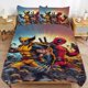 thumbnail image 1 of Deadpool Bedding Sets Ultra Soft Skin-Friendly Duvet Cover 3 Piece, Cute Comforter Cover Bed Set for Boys Girls Kids, 1 of 5