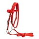 thumbnail image 3 of Brida De Caballo Arnés De Rienda Headstalls Extraíble Snaffle Nylon Correas Rojo M, 3 of 3