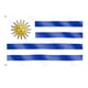 thumbnail image 1 of Bandera de Uruguay Boolavard 90 x 150 cm, doble cara, con ojales de latón, 1 of 8