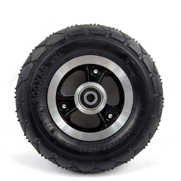 Rueda eléctrica para scooter, 8 pulgadas, 200 x 50, neumático sólido, cubo de aleación
