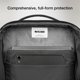 thumbnail image 3 of Mochila Incase A.R.C. Daypack 24L para laptop y viaje, negra, 3 of 9