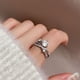 thumbnail image 2 of Cosmic Trail Planet Rings Women's Zircon Rhinestone Wedding Rings, 2 of 3
