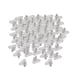 thumbnail image 2 of 100 Piezas De Pasadores De Estante, Soportes De Estante Para Armario, Herrajes Para Muebles De Cocina, Transparentes, 2 of 5