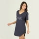 thumbnail image 3 of Camisa de Dormir Hania Manga Corta Azul, 3 of 5