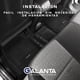 thumbnail image 3 of Piso De Goma Auto Suv 3 Alfombra Galanta Universal Ajustable Negro, 3 of 3