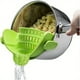 thumbnail image 1 of Make Cooking Effortless with our Adjustable Silicone Clip-On Pot and Pasta Strainer - Perfect for Pots, Pans, and Bowls!, 1 of 4