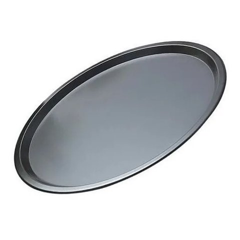 Genérico - Molde Redondo Liso Para Pizza Pan Bandeja 32Cm Antiadherente