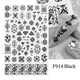 thumbnail image 1 of Evil Eye Snake Heart Nail Art Stickers, 3D Self Adhesive Flame Cute Animal Nail Art Decals Nail Decoration Accessories For Nail Art DIY, 1 of 3