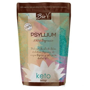 Psyllium Husk Orgánico En Polvo Biov 500Gr Keto Vegano
