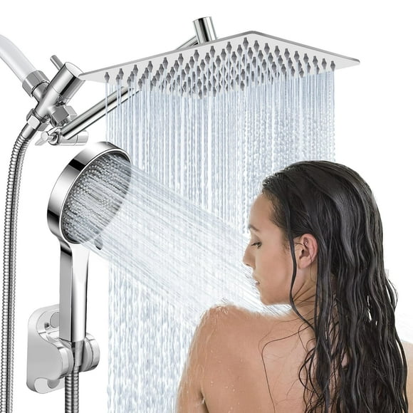 Cabezal de ducha tipo lluvia Ashwanth de 20 cm con combinación de rociador portátil