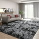 thumbnail image 2 of Alfombra FlyDoit, teñida con corbata, gris oscuro, Shaggy, 120 x 180 cm, 2 of 3