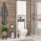 thumbnail image 2 of Estante Gb15Bl Mueble De Baño Blanco, 2 of 4