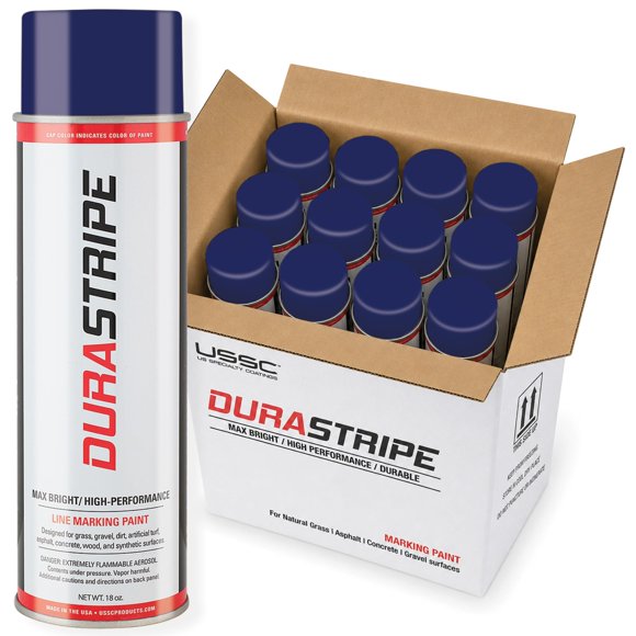 Pintura DuraStripe azul marino 510 ml paquete de 12