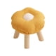 thumbnail image 2 of Sofá reposapiés reposapiés zapatos que cambian la forma de la flor cómodo lindo antideslizante puf pequeño taburete debajo del escritorio para porche amarillo, 2 of 5