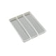 thumbnail image 1 of Bandeja para utensilios madesmart de plástico blanco, 4,4 cm de alto x 33 cm de ancho x 40 cm de lar, 1 of 1