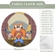 thumbnail image 2 of Sam Bigotes-theme Fitted Round Tablecloths Elastic Edged Table Covers Waterproof Table Cloth for Kitchen Holiday Party Tables Decor 150cm, 2 of 6