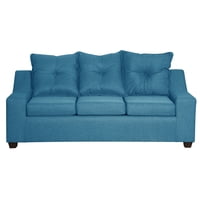 Masel - Sofa 3C Viena Tela Turquesa 190 X 80X90