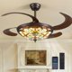 thumbnail image 1 of Ventilador de techo APBEAMLighting 122 cm estilo Tiffany con control remoto y luz regulable, 1 of 9