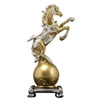 Magideal - Estatua De Adorno De Caballo Moderno Y Creativo De Estilo Nórdico, Escultura De Animal Artesanal Para Estante, Librería Para Sala De Estar Y Gabinete