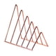 thumbnail image 3 of Organizador De Sujetalibros, Clasificador De Carpetas De Archivos, Oficinas, Extremo De Libro, Escritorio, Estantería Triangular, Dorado Rosa, 3 of 5