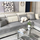 thumbnail image 5 of suxuMhao Funda Gris para Asiento de Sofá Protector de Cojín de Sofá Funda de Cojín de Sofá de Verano Funda de Cojín de Sofá Loveseat 35.4x63 Pulgadas 1 Pieza Transpirable Lavable Protector de Muebles, 5 of 5