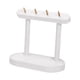 thumbnail image 4 of Porta Llaves Con Ganchos Elegante Organizador De Joyas Para Mesa De Encimera De Cocina Blanco, 4 of 5