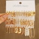 thumbnail image 1 of Elegant Minimalist Style: Golden Hoop Earrings with Faux Pearl Decor & Zinc Alloy Jewelry - Perfect Daily Wear Accessories, 1 of 4