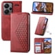 thumbnail image 1 of Funda Flip FOXDOCK para Xiaomi Redmi Note 13 Pro Plus 5G , Estilo Billetera con Diseño Rombo, Correa de Mano y Soporte, Uso Diario, 1 of 6